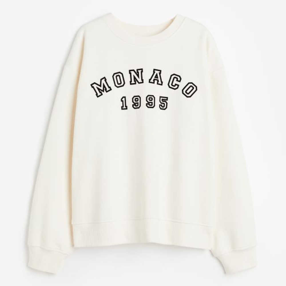 H&M influencer Monaco 1995 sweatshirt - Picture 3 of 8